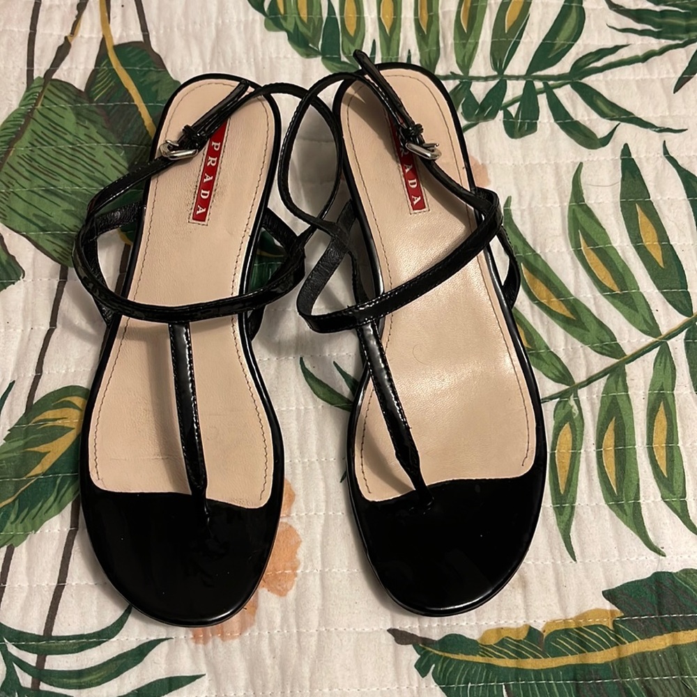 Prada wedges size 7! No scuffs Great condition
